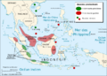 Petroleum regions - Southeast asia map-fr