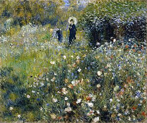 Archivo:Pierre-Auguste Renoir - Femme avec parasol dans un jardin - Google Art Project