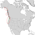 Salix hookeriana range map 1