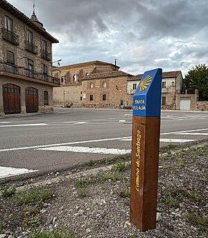 Archivo:Senal Camino Santiago-1