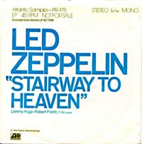 Stairway to Heaven by Led Zeppelin US promotional single.png