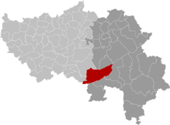 Stoumont Liège Belgium Map.svg