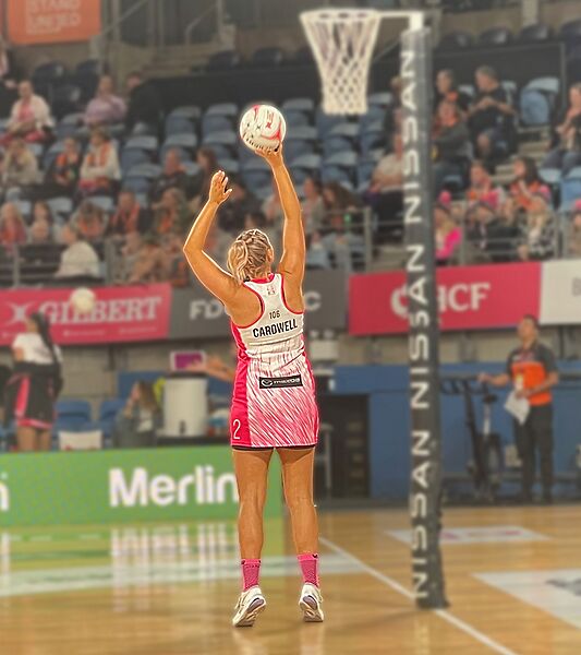 Thunderbirds shooter Eleanor Cardwell