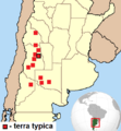 Tympanoctomys barrerae range