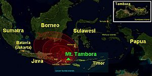 Archivo:1815 Tambora Sumbawa explosion path large