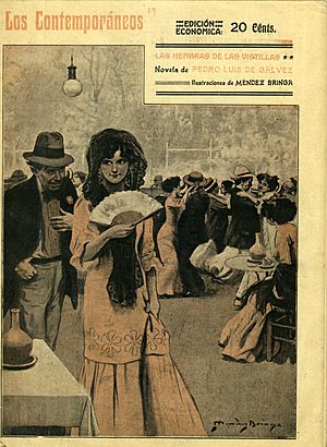 Archivo:1910-08-19, Los Contemporáneos, Las hembras de las Vistillas, de Pedro Luis de Gálvez, Méndez Bringa