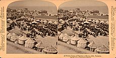 Archivo:A Persian camp of pilgrims to Mecca, Jaffa, Palestine