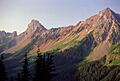 American Border Peak from Gold Run Pass