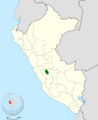 Asthenes palpebralis map