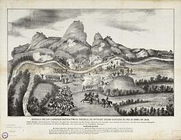 Archivo:Batalla de las Carreras ganada por el general de división Pedro Santana el día 21 de abril de 1849, contra los haitianos mandados por el general Soulouque