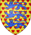 Blason Royaume de Danemark (selon Gelre)