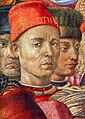 Cappella dei magi, primo autoritratto di benozzo gozzoli