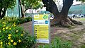 Cartel de Plaza Cecilia Grierson