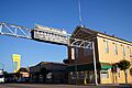 Castroville Sign and La Scuola "The Schoolhouse"