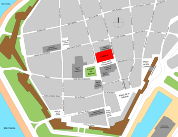 Archivo:Catedral de Cartagena de Indias-Localizacion