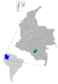 Chlorostilbon olivaresi map