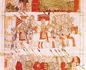 Archivo:Codex Calixtinus (Liber Sancti Jacobi) F90 MS2631 Salamanca siglo XIV