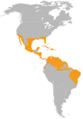 Columbina passerina distribution map