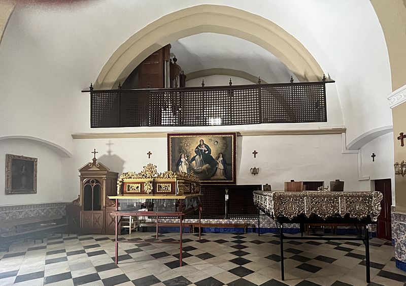 Coros alto y bajo interior Iglesia de la Concepción