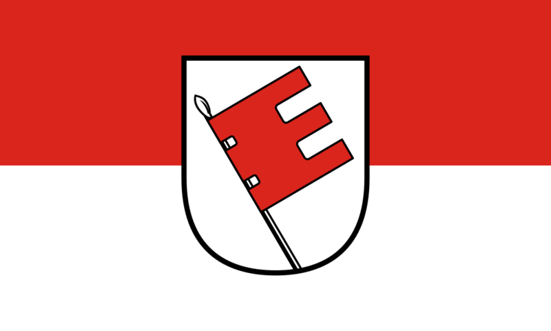 DEU Landkreis Tübingen Flag