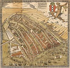 Archivo:De Groote Kaart van Amsterdam in 1544 (The Big Map of Amsterdam in 1544) by Cornelis Anthonisz