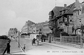 Dieppe boulevard Aguado vers 1905