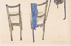 Egon Schiele - Kunst kann nicht modern sein; Kunst ist urewig - 22-4-1912