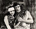 Enid Markey-Elmo Lincoln in The Romance of Tarzan