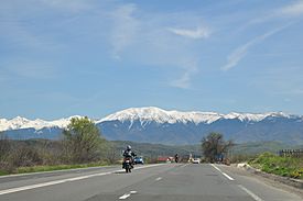 Făgăraș Mountains, Romania - View from Sibiu 04.jpg