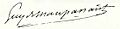 Firma de Maupassant
