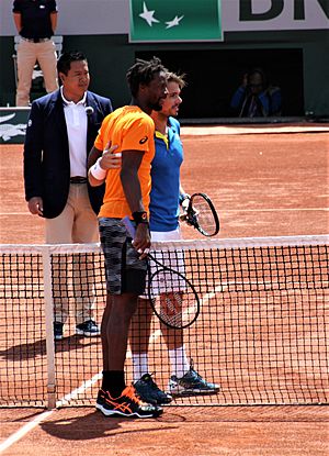 Archivo:Gael Monfils Roland Garros 2017