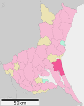 Hokota in Ibaraki Prefecture Ja.svg