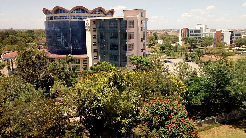 Kenyatta University Library View from the Central Adminstration Complex