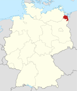Locator map UER in Germany.svg