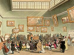 Archivo:Microcosm of London Plate 006 - Auction Room, Christie's (edited)