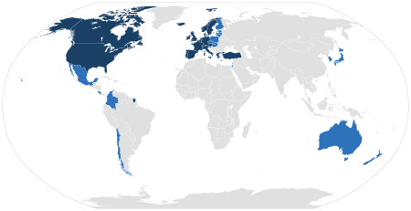 Archivo:OECD member states map