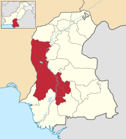 Pakistan - Sindh - Hyderabad (division).svg