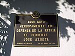 Archivo:Placa Jose Azueta - Veracruz