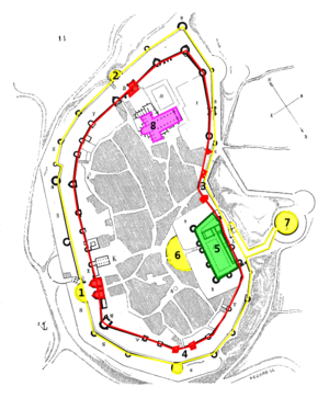 Archivo:Plan cite de carcassonne