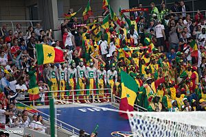 Archivo:Senegal fans Russia 2018