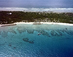 Archivo:Sikorsky SH-3G Sea King from Helicopter Combat Support Squadron 1 in flight during an aerial radiation survey over Bikini Atoll in November 1978