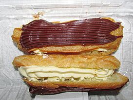 Two Safeway Chocolate Eclairs (19043880936).jpg