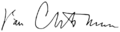 Van Cliburn – signature