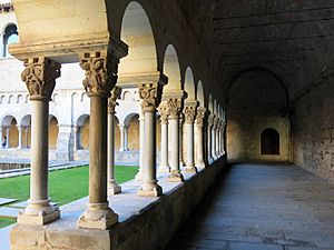 090 Monestir de Sant Cugat del Vallès, claustre, galeria oest