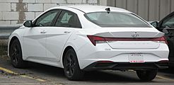 2021 Hyundai Elantra Preferred, Rear Left, 04-24-2021