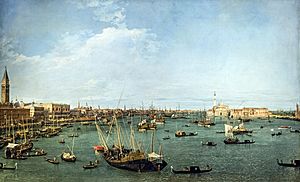 Archivo:Boston, Museum of Fine Art - Il bacino di San Marco c.1738 - Canaletto