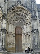 Cathédrale Bazas portail droit