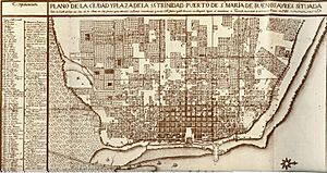 Archivo:Ciudad de la Trinidad en el Puerto de Santa María de los Buenos Aires