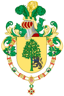 Archivo:Coat of Arms of José María Aznar López (Order of Isabella the Catholic)