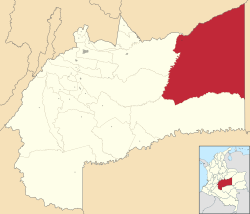Puerto Gaitán ubicada en Meta (Colombia)